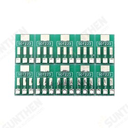 SOT89/SOT223 to SIP Patch Transfer Adapter Board SIP Pitch 2.54mm PCB Tin Plate SOT89/SOT223 to SIP Patch Transfer Adapter Board SIP Pitch 2.54mm PCB Tin Plate