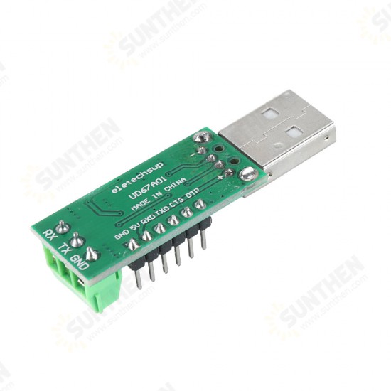 USB to Serial Port Multi-function Converter Module RS232 TTL CH340 SP232 IC Win10 for Pro Mini STM32 AVR PLC PTZ Modubs