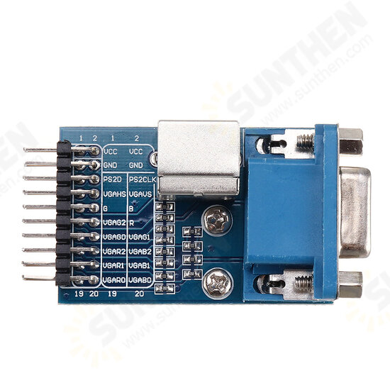 VGA to PS2 Module Test Module Adapter Development Board Converter Board