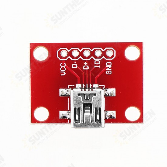 miniUSB Converter Module Convertsion Board For USB Mini-B Power Extension