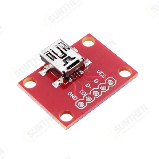 miniUSB Converter Module Convertsion Board For USB Mini-B Power Extension