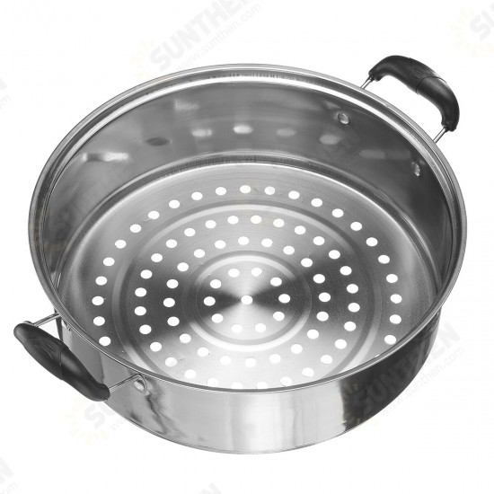 3 Tier Stainless Steel Pot Steamer Steam Cooking Cooker Cookware Hot Pot Kitchen Cooking Tools