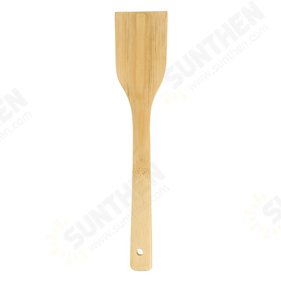 8PCS Bamboo Nonstick Cooking Utensils Wooden Spoons and Spatula Utensil Set