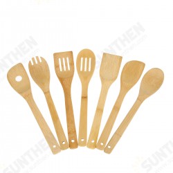 8PCS Bamboo Nonstick Cooking Utensils Wooden Spoons and Spatula Utensil Set 8PCS Bamboo Nonstick Cooking Utensils Wooden Spoons and Spatula Utensil Set