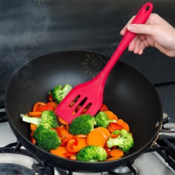 KC-SD6 5 Pieces Non-stick Silicone Baking Set Kitchen Cooking Utensils Spatula Slotted Turner