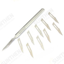 10pcs #11 Carbon Steel Blades + 1pc #3 Handle 10pcs #11 Carbon Steel Blades + 1pc #3 Handle