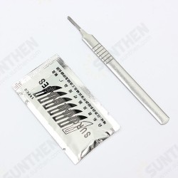 10pcs #11 Carbon Steel Blades + 1pc #3 Handle 10pcs #11 Carbon Steel Blades + 1pc #3 Handle