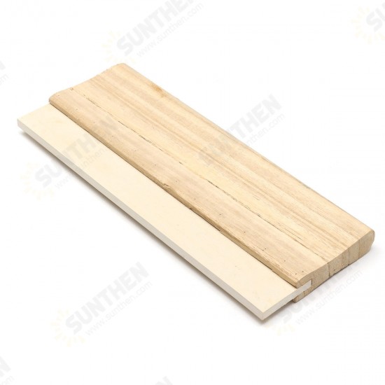 2 Sizes A4/A3 Wooden Handle Rubber Blade for Screen Printing Squeegee