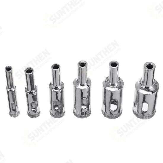 28PCS Electroplated Glass Drill Bit Diamond Glass Hole Opener Set