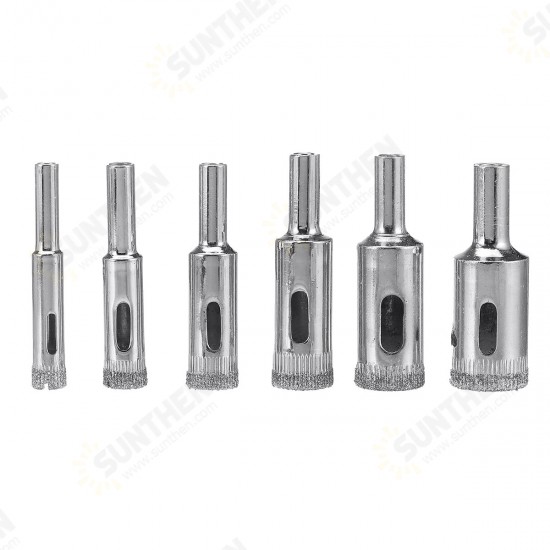 28PCS Electroplated Glass Drill Bit Diamond Glass Hole Opener Set