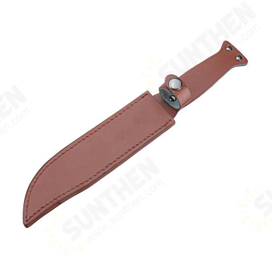 33cm Leather Sheath Saber Cutter Holder Cover Protector Cosplay Costume Outdoor Leather Craft Tool