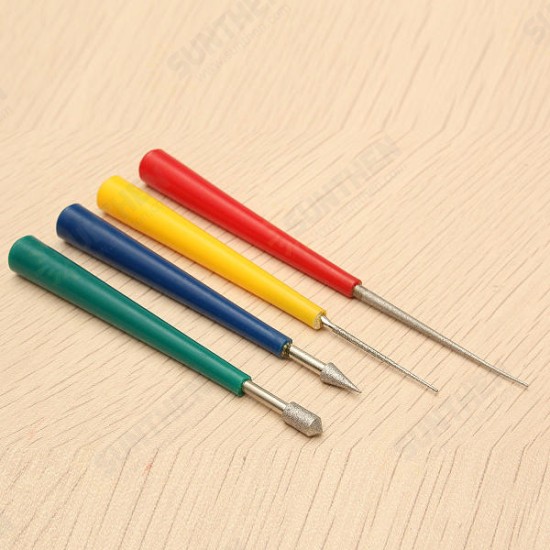 4Pcs Beading Hole DIY Reamer Tool for Diamond Bead Pearl