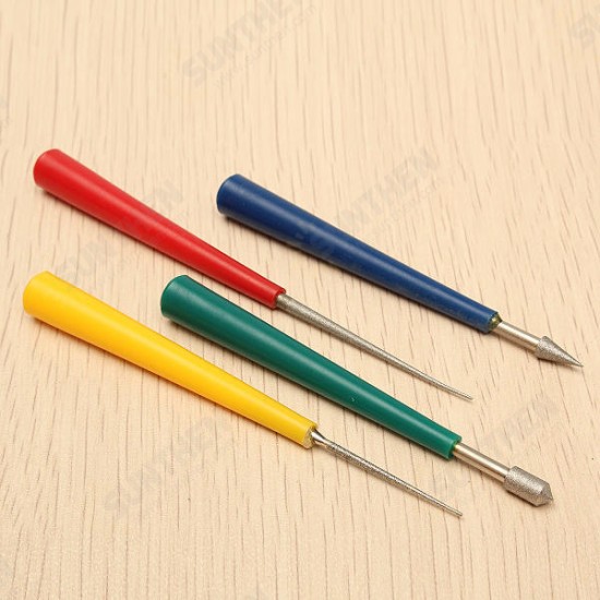 4Pcs Beading Hole DIY Reamer Tool for Diamond Bead Pearl