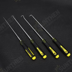 4Pcs Scraper Hook Tool Set Oil Seal Puller Rubber O-Ring Hook Seal Screwdrivers 4Pcs Scraper Hook Tool Set Oil Seal Puller Rubber O-Ring Hook Seal Screwdrivers