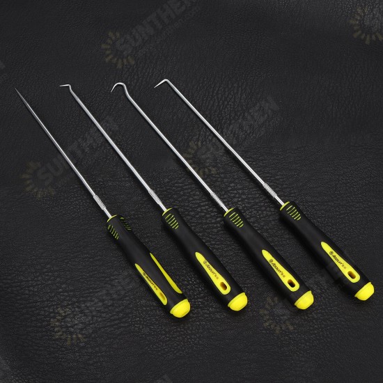 4Pcs Scraper Hook Tool Set Oil Seal Puller Rubber O-Ring Hook Seal Screwdrivers