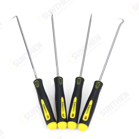 4Pcs Scraper Hook Tool Set Oil Seal Puller Rubber O-Ring Hook Seal Screwdrivers