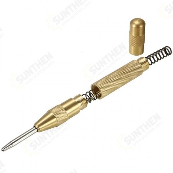 5 Inch Automatic Center Pin Punch Spring Loaded Marking Starting Holes Tool