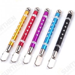 Diamond Tip Self-Lubricating Oil Feed Tipped Anti-slip Handle Glass Cutter Tool Diamond Tip Self-Lubricating Oil Feed Tipped Anti-slip Handle Glass Cutter Tool