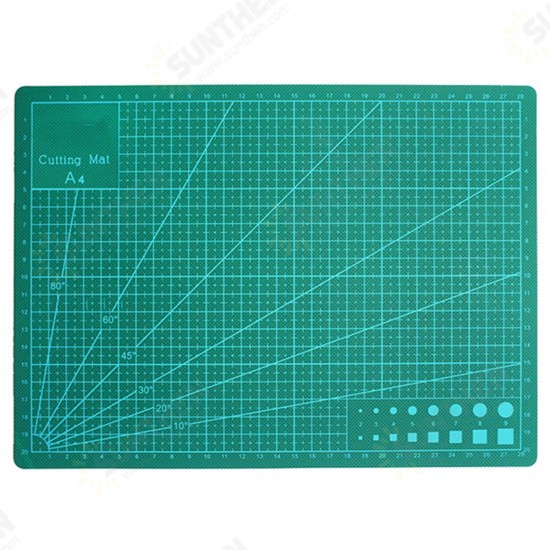 Double Sided Green Cutting Mat Board A4 Size Pad Model Healing Design Craft Tool