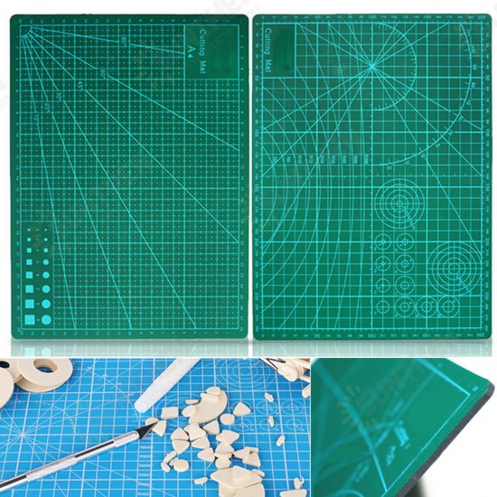 Double Sided Green Cutting Mat Board A4 Size Pad Model Healing Design Craft Tool