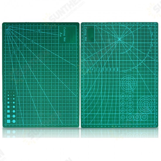 Double Sided Green Cutting Mat Board A4 Size Pad Model Healing Design Craft Tool