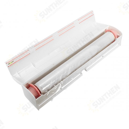 Food Plastic Cling Wrap Dispenser Preservative Film Cutter