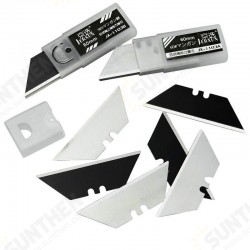1103 10pcs SK5 60# Steel Utility Cutter Blades for Wallpaper Cutter 1103 10pcs SK5 60# Steel Utility Cutter Blades for Wallpaper Cutter