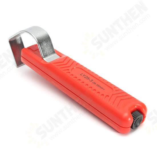 LY25-3 28-35mm Wire Stripper Stripping Cutter Plier Crimping Tool For PVC Rubber Cable