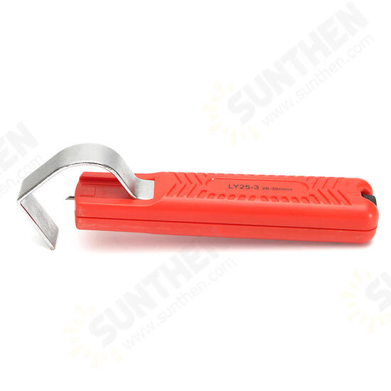 LY25-3 28-35mm Wire Stripper Stripping Cutter Plier Crimping Tool For PVC Rubber Cable