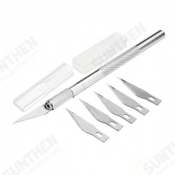 Metal Handle Hobby Cutter Craft with 6pcs Blade Cutting Tool Metal Handle Hobby Cutter Craft with 6pcs Blade Cutting Tool