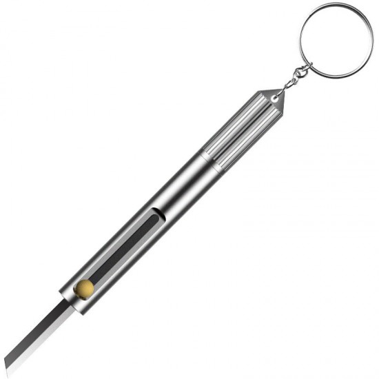 Multifunctional Mini Knife Portable Tool Knife Rod Flint Whistle Outdoor Fire Keychain Creative Portable