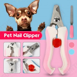 Pet Dog Cat Claw Nail File Scissors Toe Clipper Cutter Trimmer Stainless Steel Cutter Tool Pet Dog Cat Claw Nail File Scissors Toe Clipper Cutter Trimmer Stainless Steel Cutter Tool