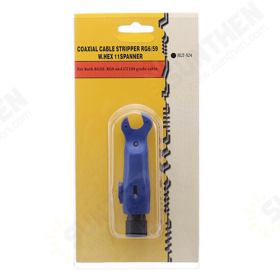 RG59/6 Coaxial Cable Strippers Portable Stripping Cutter Wire Stripper Plier Combination Cable Tool