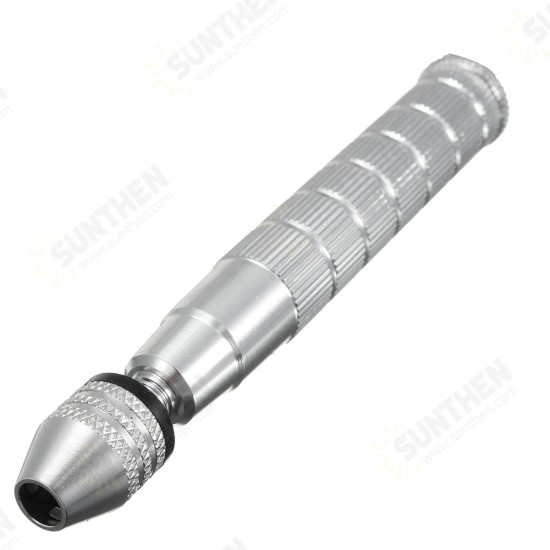 DT03 Aluminum Alloy Mini Spiral Hand Hold Punching Manual Drill Craft DIY Tool