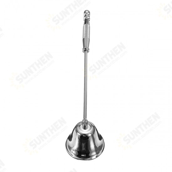 Stainless Steel Candle Snuffer Silver Long Extinguisher for Tea Light Candle Tool