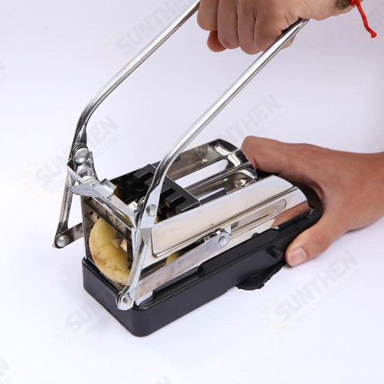 Stainless Steel French Fry Potato Vegetable Cutter Maker Slicer Chopper Cutter Slicer Chipper Cucumber Slice Cut Kitchen Gadgets