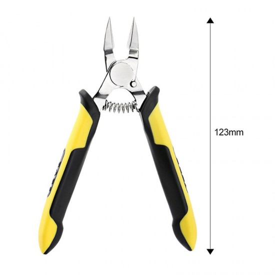 TS-140 5inch Mini Electrical Wire Cable Plier Cutter Cutting Side Snips Flush Nipper Wire Stripper Hand Tools Micro Shears