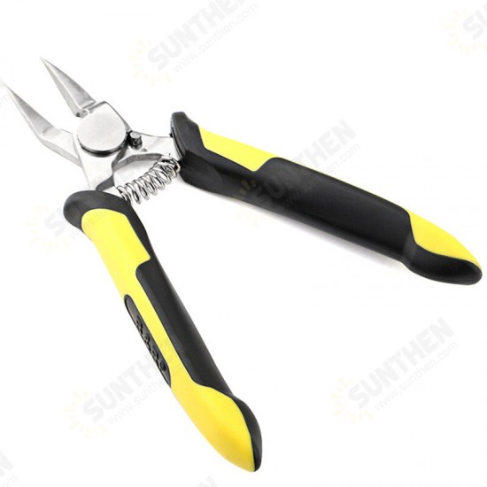 TS-140 5inch Mini Electrical Wire Cable Plier Cutter Cutting Side Snips Flush Nipper Wire Stripper Hand Tools Micro Shears