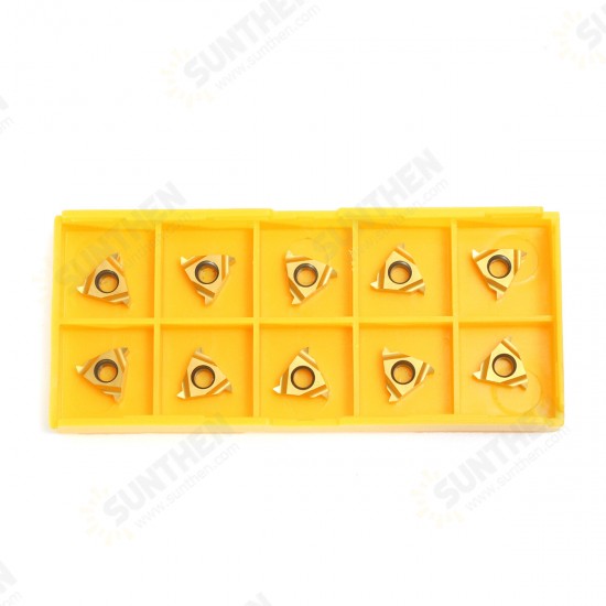 10pcs 11ER A60 Carbide Inserts External Thread Turning Tool Holder Inserts External CNC Cutter