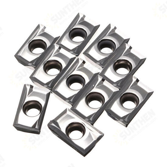 10pcs APKT1604PDFR-MA3 H01 Carbide Insert Turning Tool Holder Insert Used for Aluminum Copper