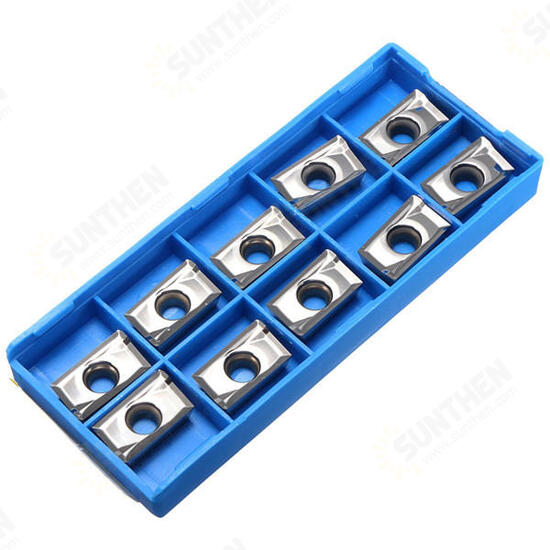 10pcs APKT1604PDFR-MA3 H01 Carbide Insert Turning Tool Holder Insert Used for Aluminum Copper