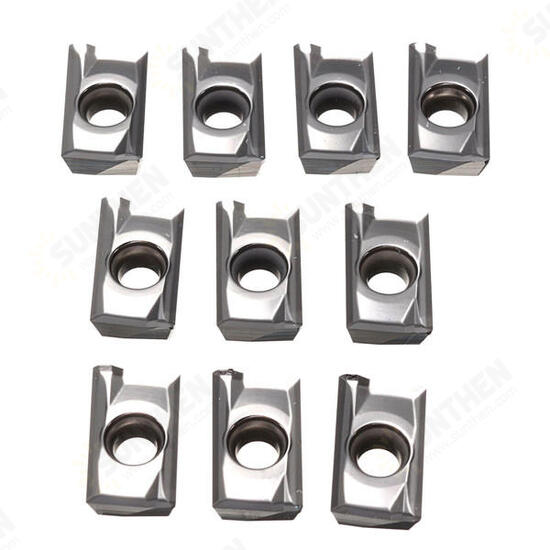 10pcs APKT1604PDFR-MA3 H01 Carbide Insert Turning Tool Holder Insert Used for Aluminum Copper