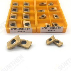 10pcs APMT1135 H2 UE6002 APMT1604 H2 UE6020 Turning Tool Carbide Insert Face Milling Cutter Lathe Milling CNC Tool 10pcs APMT1135 H2 UE6002 APMT1604 H2 UE6020 Turning Tool Carbide Insert Face Milling Cutter Lathe Milling CNC Tool