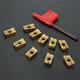 10pcs APMT1604PDER M2 VP15TF Carbide Inserts 25R0.8 Cutters For Indexable Milling Tools