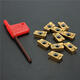 10pcs APMT1604PDER M2 VP15TF Carbide Inserts 25R0.8 Cutters For Indexable Milling Tools