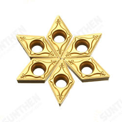 10pcs DCMT0702 Carbide Inserts Lathe Turning Tool Holder Inserts For Stainless Steel 10pcs DCMT0702 Carbide Inserts Lathe Turning Tool Holder Inserts For Stainless Steel