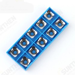 10pcs SEHT1204 AFFN X83 H01 Carbide Inserts Turning Tool CNC Aluminum Face Milling Cutter Turning Insert Indexable Tools