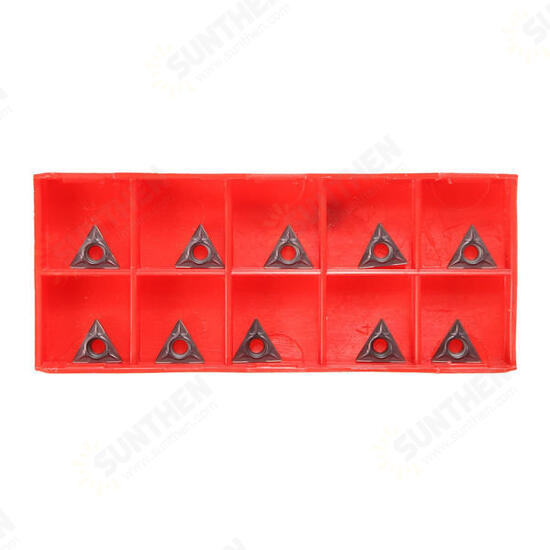 10pcs TCMT110204 VP15TF / TCMT21.51 VP15TF Carbide Inserts Lathe Turning Tool Holder Inserts