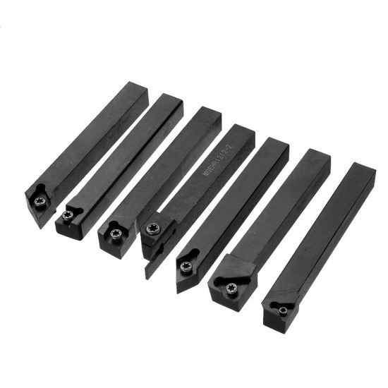 21PCS 12mm Carbide Inserts Turning Tool Holder Boring Bar DCMT CCMT With Wrenches For CNC Lathe Cutter Tools