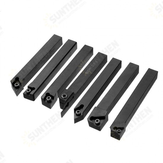 21PCS 12mm Carbide Inserts Turning Tool Holder Boring Bar DCMT CCMT With Wrenches For CNC Lathe Cutter Tools